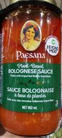 Sauce bolognaise à base de plante