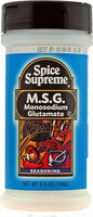 M.S.G. Monosodium Glutamate Seasoning