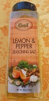 Gel, seasoning salt, lemon & pepper