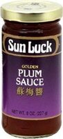 Golden plum sauce