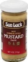 Hot Chinese Style Mustard Paste
