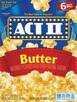 Microwave popcorn butter