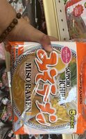 Soy bean paste flavor miso ramen, soy bean paste