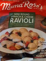 Spinach and cheese ravioli