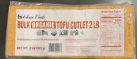 Bulk Organic TOFU Cutlet
