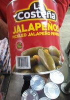 Green pickled jalapeno peppers