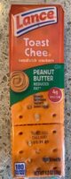 Toast Chee sandwich crAckers peanut butter