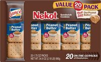 Cookie sandwiches peanut butter nekot