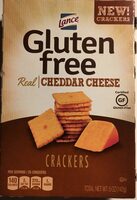 Crackers, real cheddar cheese