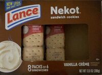 Nekot Vanilla Crème cookies