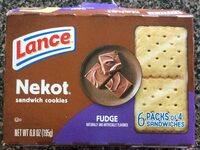 Nekot Fudge sandwich cookies