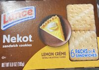 Nekot sandwich cookies Lemon Creme