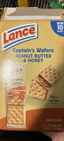 Captain's Wafers Peanut Butter & Honey Sandwich Crackers