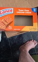 Toast Chee Chedder Cheese Sandwich Crackers
