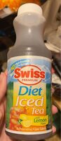 Diet iced tea with lemon flavor