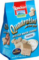 Loacker quadratini vanilla bite size wafer cookies