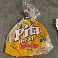 Brick Oven Pita Bread - Whole Wheat