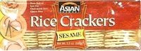 Sesame Rice Crackers
