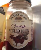 Sweet pickled beets