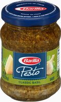 Traditional basil pesto sauce