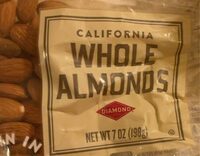 Whole almonds