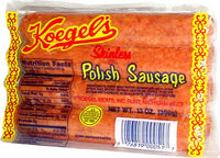 Fully Cooked Skinless Polish Sausage