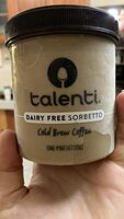 Cold Brew Coffee Dairy Free Sorbetto