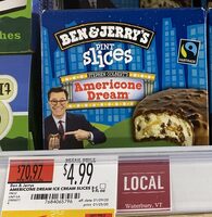 Pint slices ice cream bars, vanilla