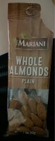 Whole almonds plain