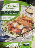 Lightly Breaded Chicken Breast Italian Style Strips