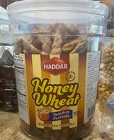 Honey wheat braided pretzels