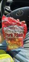 Rudolph's, Southern Recipe Pork Rinds, Hot & Spicy