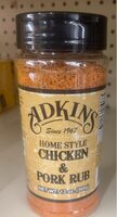 Chicken and pork rub