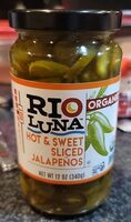 Organic Hot & Sweet Sliced Jalapenos