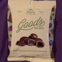 Chocolate covered raisins