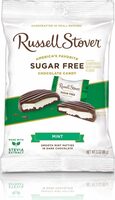 Sugar free dark chocolate mint patties with stevia