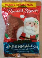 Ornament Marshmallow Covered in Milk Chocolate