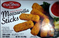 Italian Breaded Mozzarella Sticks