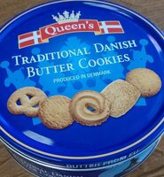 Queen's Traditional Danish Butter Cookies 0077330345583 Dänische Buttergebäcke