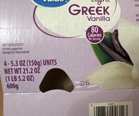 Light Greek Vanilla Yogurt