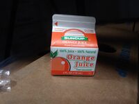 100% Orange Juice from Concentrate