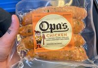 Chicken with Chicken Thighs, Poblano Chile & Monterey Jack Cheese Gluten Free Smoked Sausage