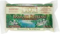 Natural foods basmati supreme rice