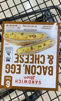 Bacon, Egg & Cheese Pita Snack Sandwiches
