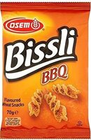 Bissli bbq barbecue grill flavored crunchy wheat