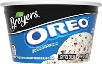 Oreo cookies & cream light ice cream