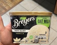 Non-Dairy Vanilla Frozen Oat Milk Dessert