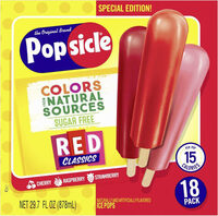 The original brand sugar free red classics ice pops