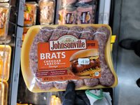 Brats Cheddar & Bacon Flavor Sausage