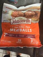 Johnsonville, three cheese italian style meatballs